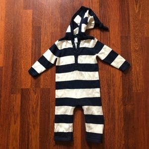 2/$10 Old Navy Hooded Sweater Onesie, 12-18M